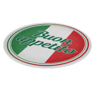Buon appétito Glass Cutting Board