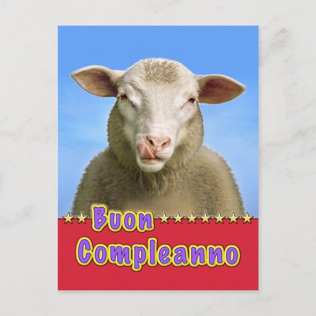 Buon Compleanno Postcard (Front)