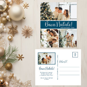 Buon Natale 4 Photo  Holiday Postcard