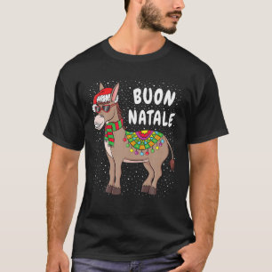 Buon Natale American Italian Xmas Funny Christmas T-Shirt