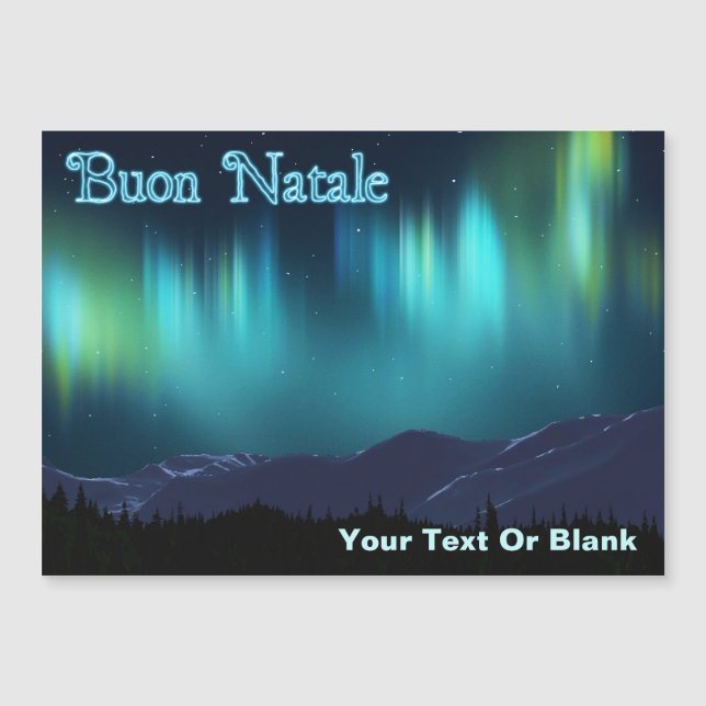 Buon Natale - Aurora Borealis (Front)