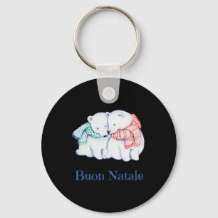 Buon Natale Bears Merry Christmas Good Christmas Key Ring