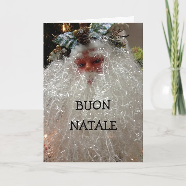 BUON NATALE/BUON ANNO! ITALIAN GREETINGS HOLIDAY CARD (Front)