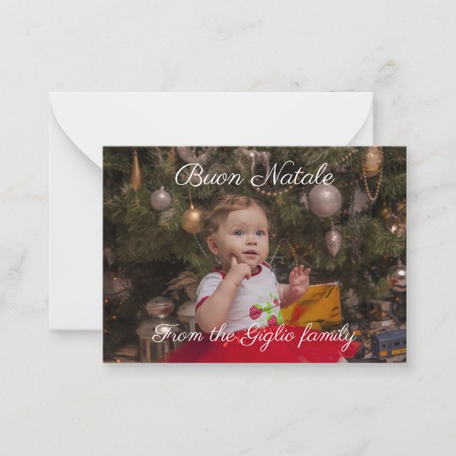 Buon natale  card (Front)