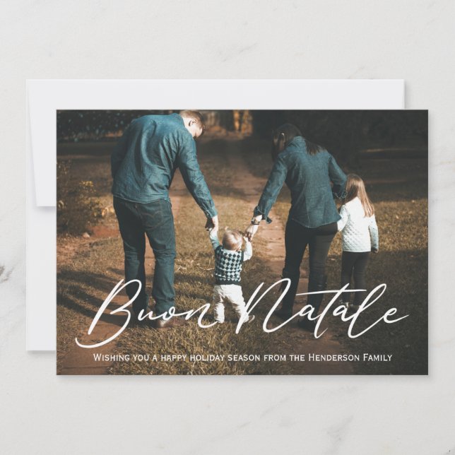 Buon Natale Christmas Card (Front)