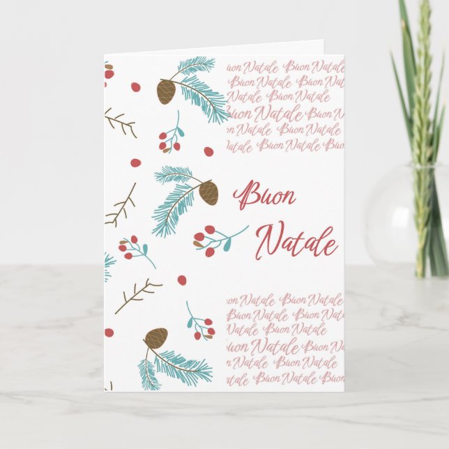 Buon natale christmas card (Front)