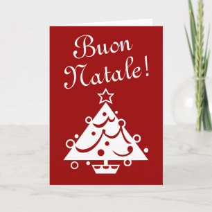 Buon Natale Christmas card   Italian xmas greeting