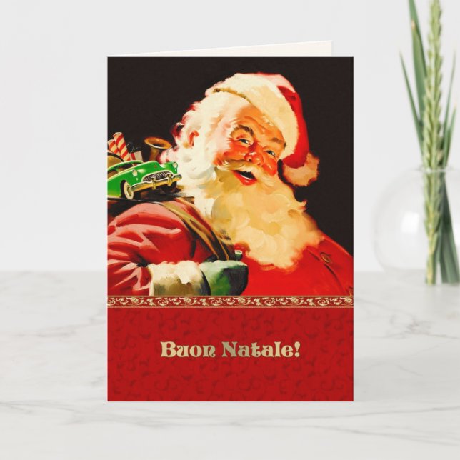Buon Natale. Christmas Cards in Italian (Front)