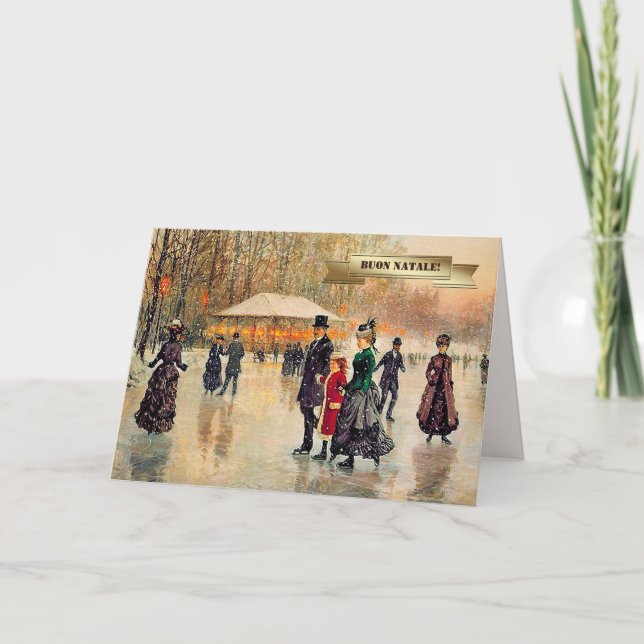 Buon Natale. Christmas Cards in Italian (Front)