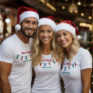 Buon Natale Christmas Lights Italian Christmas T-Shirt