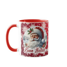 Buon Natale con Babbo Natale Italian