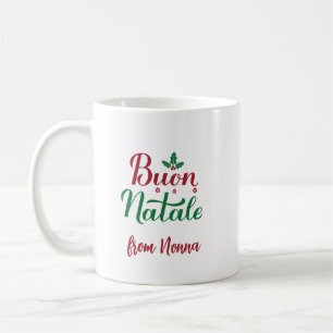 Buon Natale Custom Italian Christmas Coffee Mug