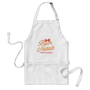 Buon Natale Italian Christmas Apron