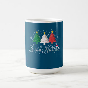 Buon Natale Italian Christmas Tree Coffee Mug