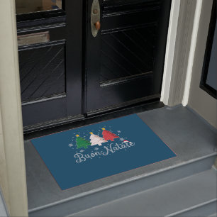Buon Natale Italian Christmas Tree Doormat