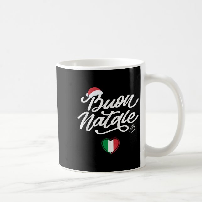 Buon Natale Italian Family Christmas, Italy Pride  Coffee Mug (Right)