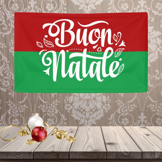Buon Natale Italian Merry Christmas Banner (Creator Uploaded)