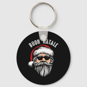 Buon natale italian santa claus babbo funny christ key ring