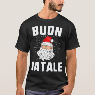 Buon Natale Italy Pride Santa Babbo Italian Christ T-Shirt