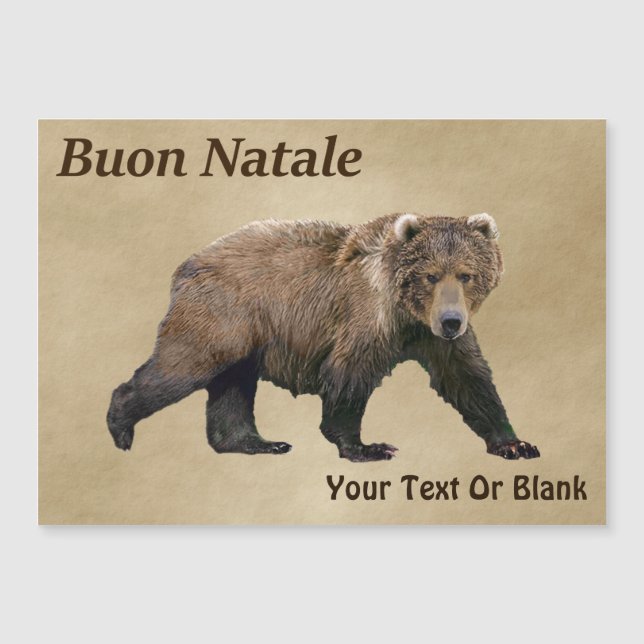 Buon Natale - Kodiak Bear (Front)