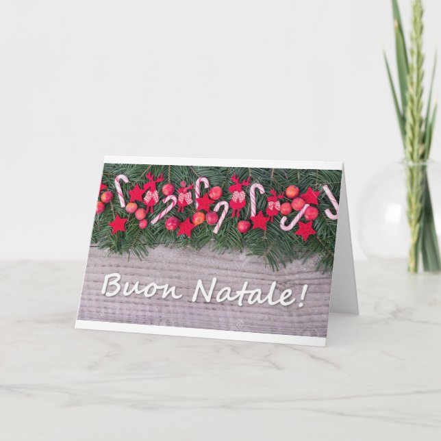 ***BUON NATALE*** MERRY CHRISTMAS FAMILY/FRIENDS CARD (Front)