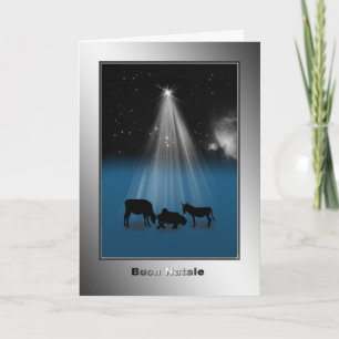 Buon Natale, "Merry Christmas," Italian Card
