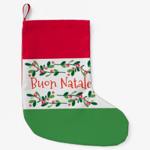 Buon Natale (Merry Christmas) Small Christmas Stocking