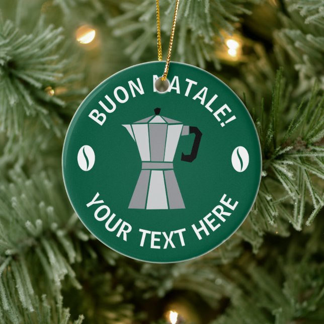 Buon Natale Moka Pot Christmas tree ornament (Tree)