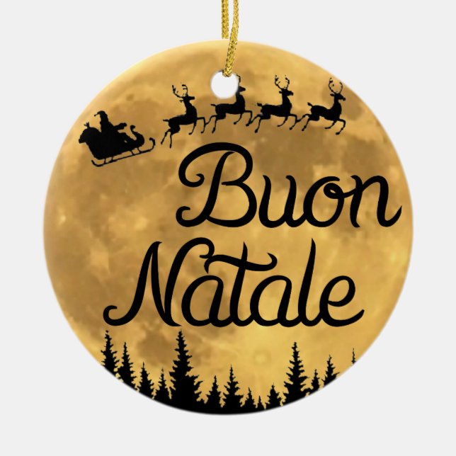Buon Natale Ornament (Front)