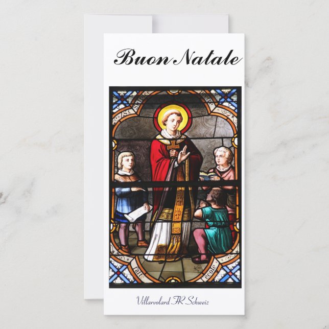 Buon Natale photo card (Front)