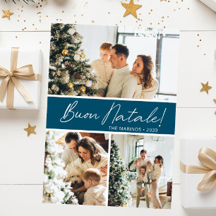 Buon Natale Photo Collage Holiday Card