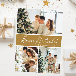 Buon Natale Photo Collage Holiday Card