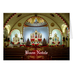 Buon Natale Sanctuary Christmas Card
