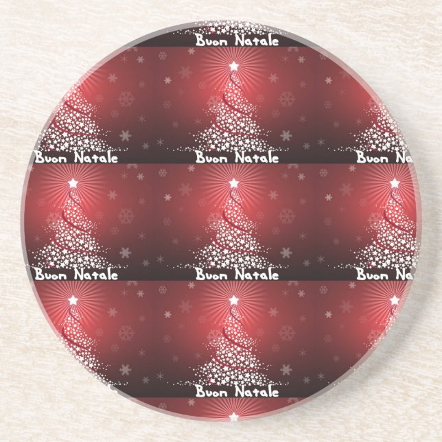 **BUON NATALE** SANDSTONE COASTER (Front)