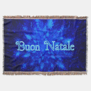 Buon Natale - Snowburst Throw Blanket