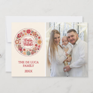 Buon Natale Wreath Holiday Card