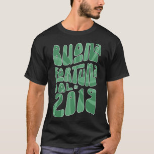Buona Fortuna Dal 2019 4 Anni Compleanno St Patric T-Shirt