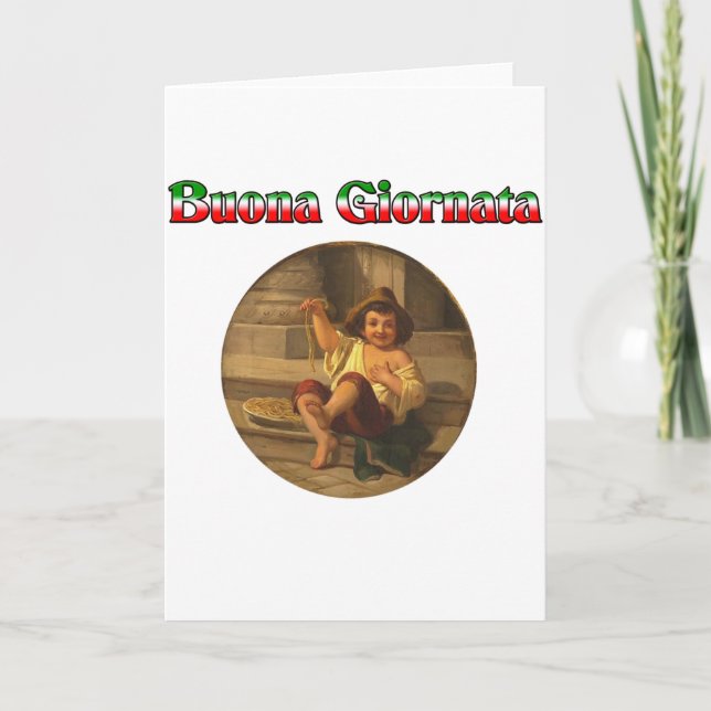 Buona Giornata (Have A Nice Day) Holiday Card (Front)