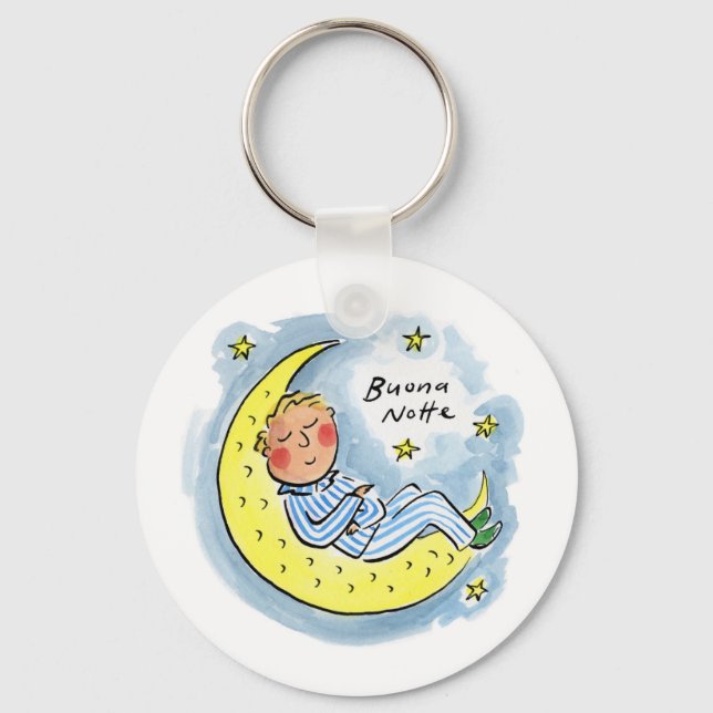 Buona Notte Key Ring (Front)