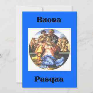 Buona Pascua Italian Happy Easter Greeting Card