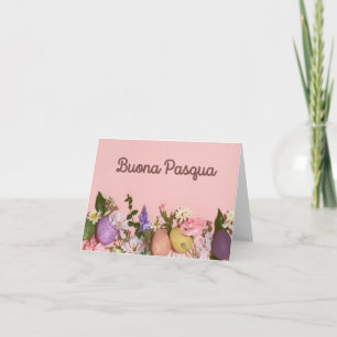 Buona Pasqua, Italian Happy Easter  Card