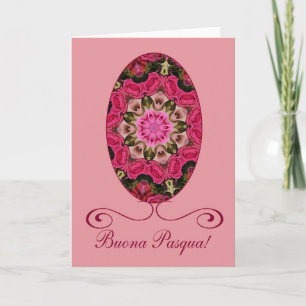 Buona Pasqua Italian Happy Easter Holiday Card