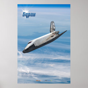 Buran: Legendary Soviet Shuttle in Flight  Poster