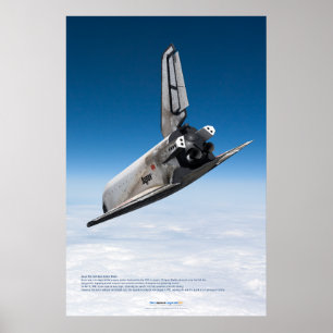 Buran Shuttle: Majestic Atmospheric Descent Poster