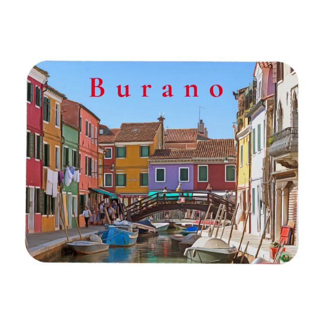  Burano. #5   Magnet (Horizontal)