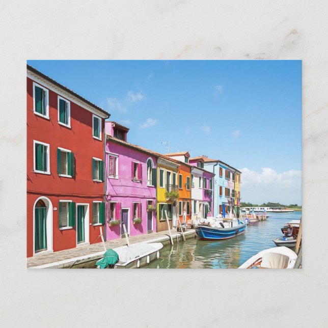  Burano. #6.   Postcard (Front)