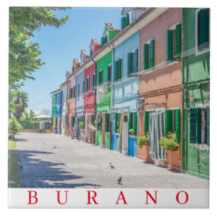 Burano houses ceramic tile