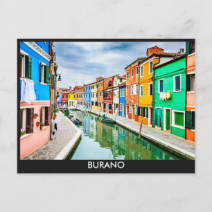 Burano, Italy Postcard