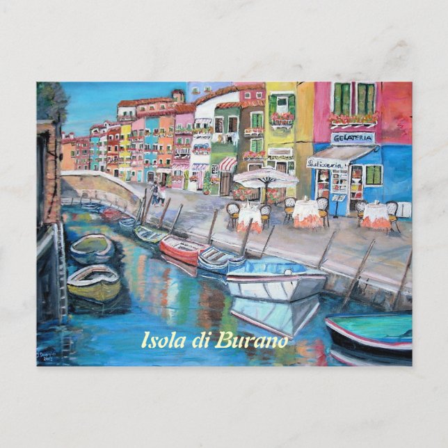 Burano, Italy - Postcard (Front)