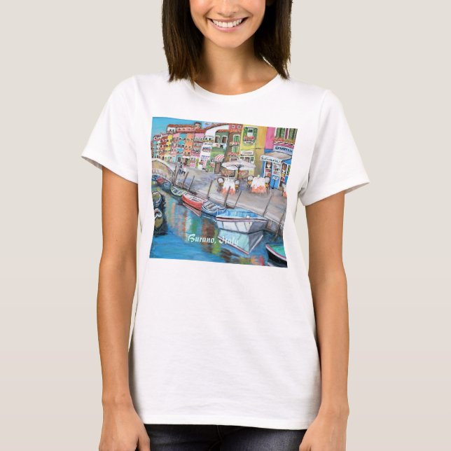 Burano, Italy T-Shirt (Front)
